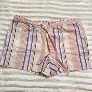 LOFT Striped Shorts
